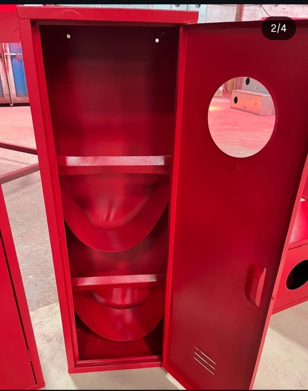 Abrigo especial para mangueira de incêndio com pés para área externa