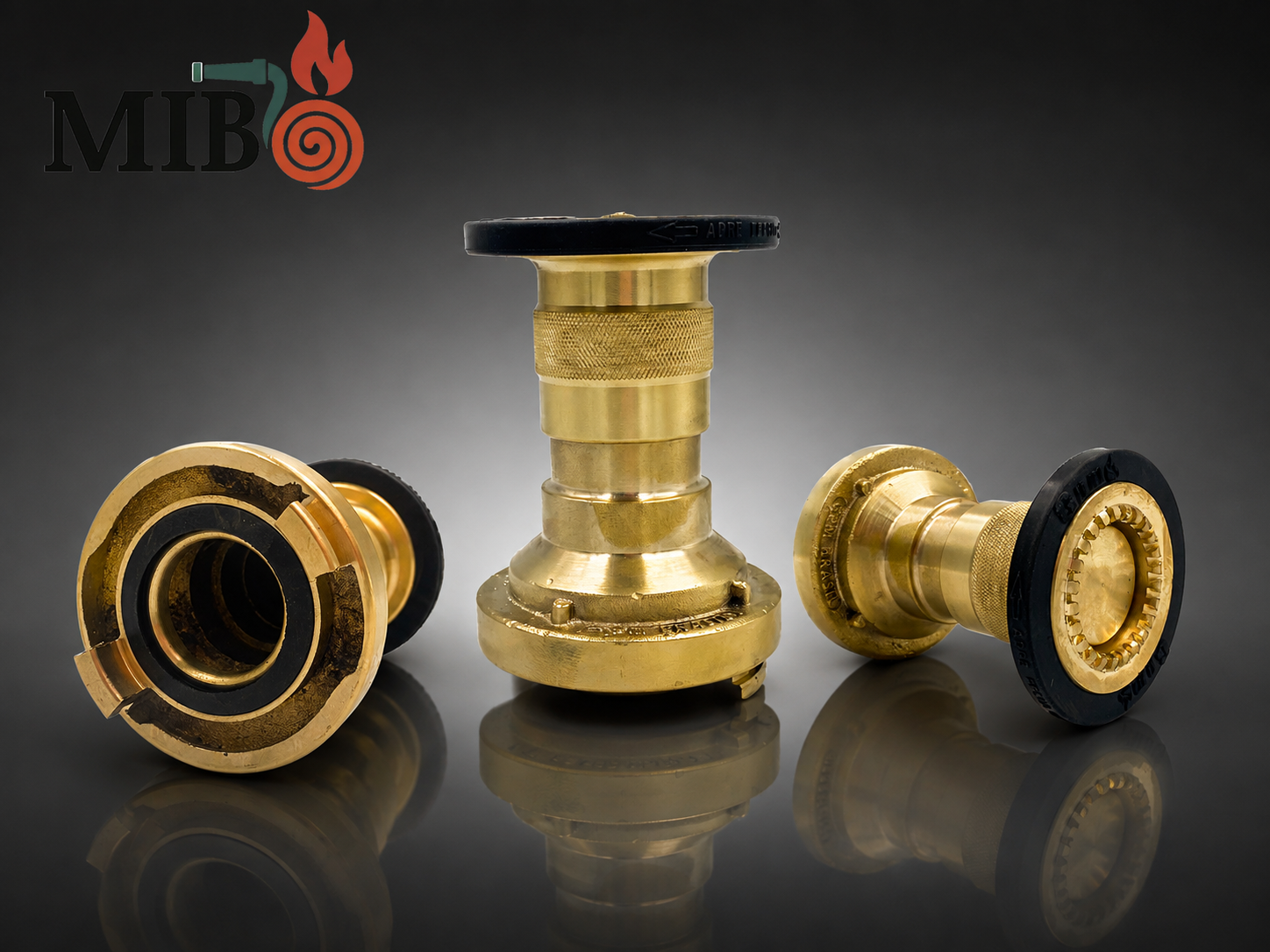 Esguicho regulável 1 1/2 polegada 40 mm com conexão Storz para hidrante