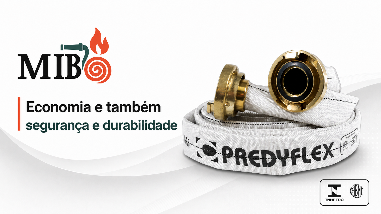 Mangueira de incêndio Tipo 1 melhor preço certificada para condomínio residencial com estoque MIB