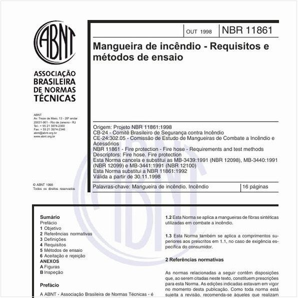 Norma NBR 11861