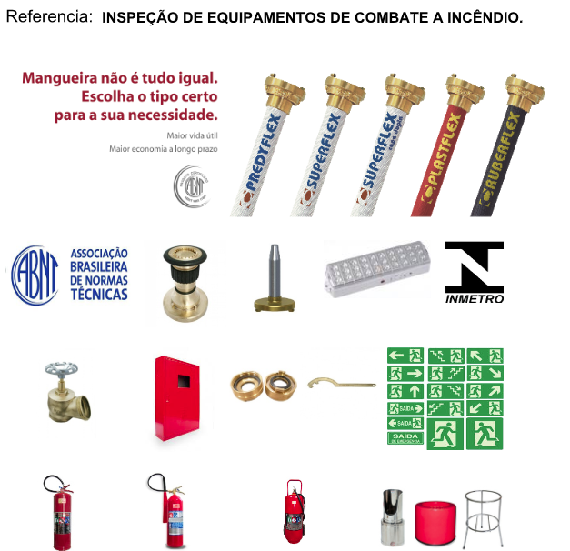 Equipamentos de combate a incêndio - Brasil Segurança