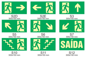 Sinalização de Emergência - Orientação